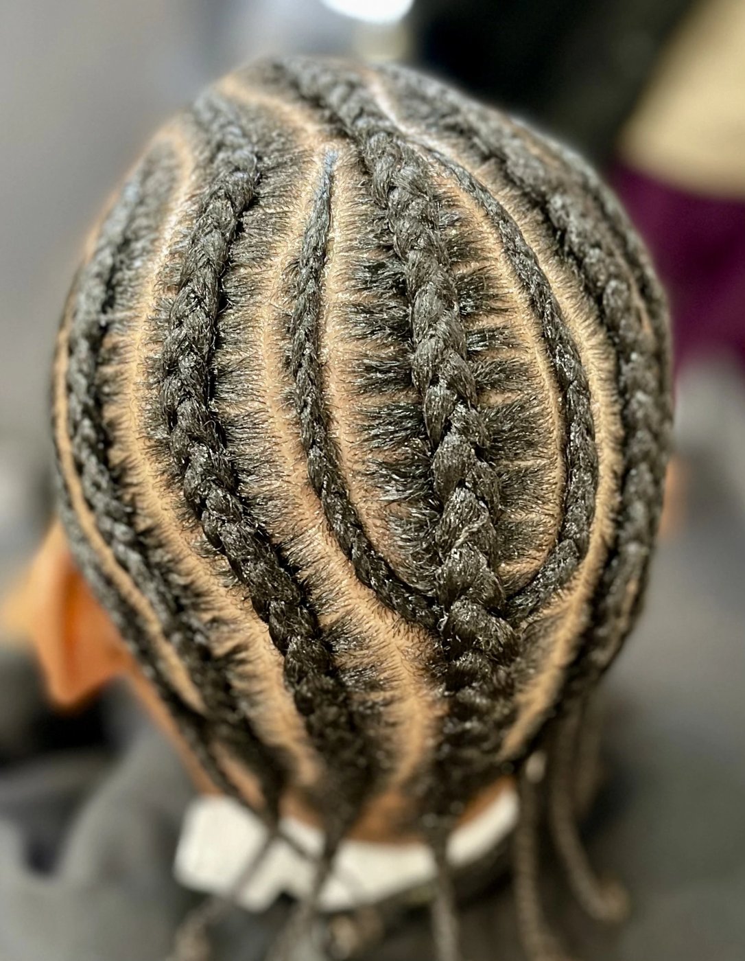 Cornrow braid artistry
